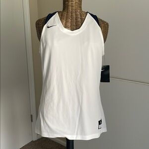 Nike White Performance Tank Top